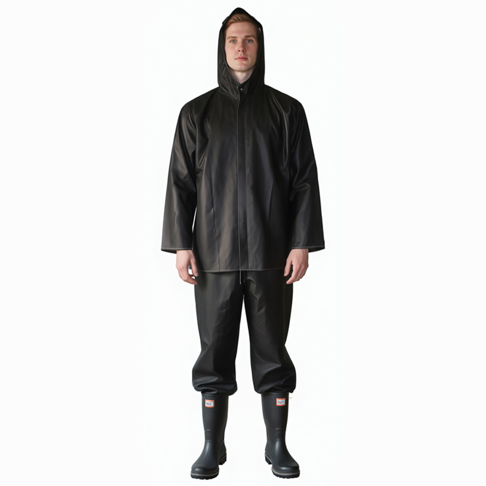 Acid-Resistant Two-Piece Suit