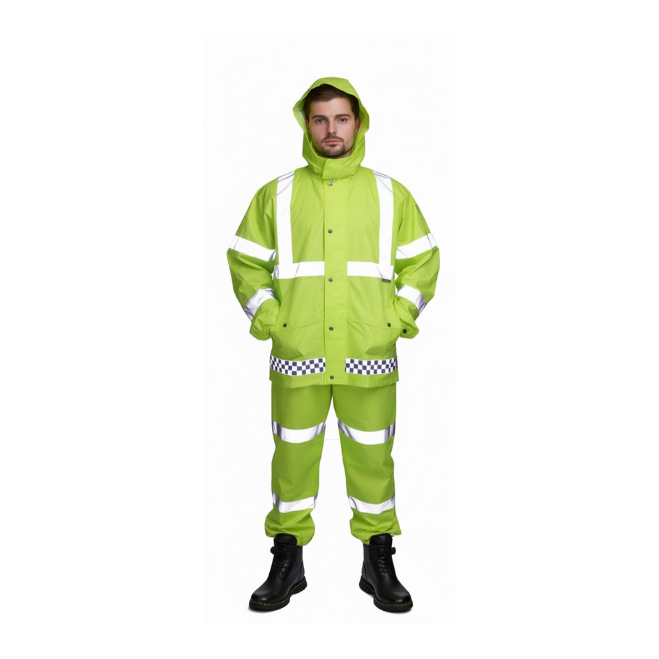 Fluorescent Green Safety Vest