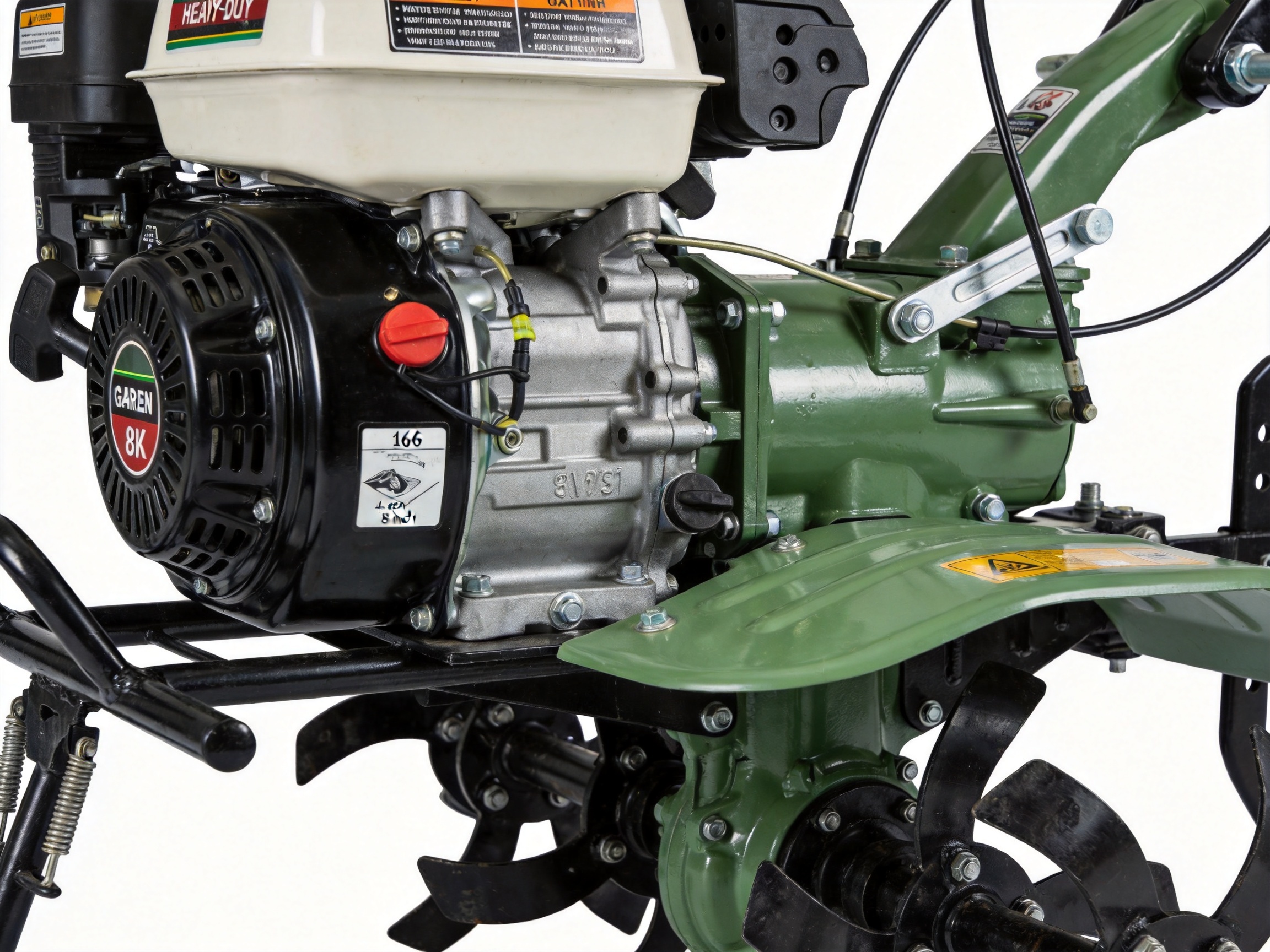 Heavy-Duty Garden Tiller