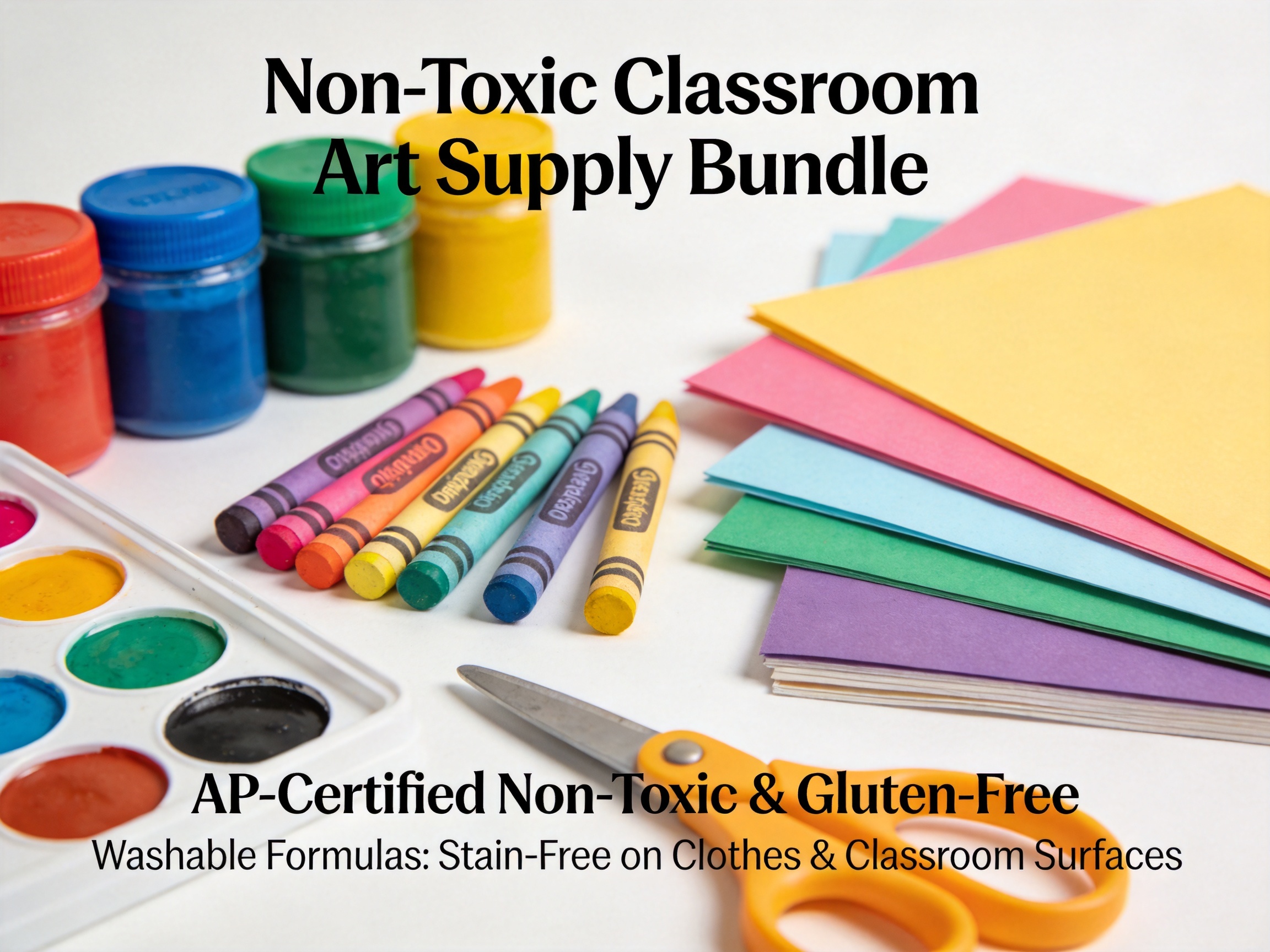 Non-Toxic Classroom Art Supply Bundle