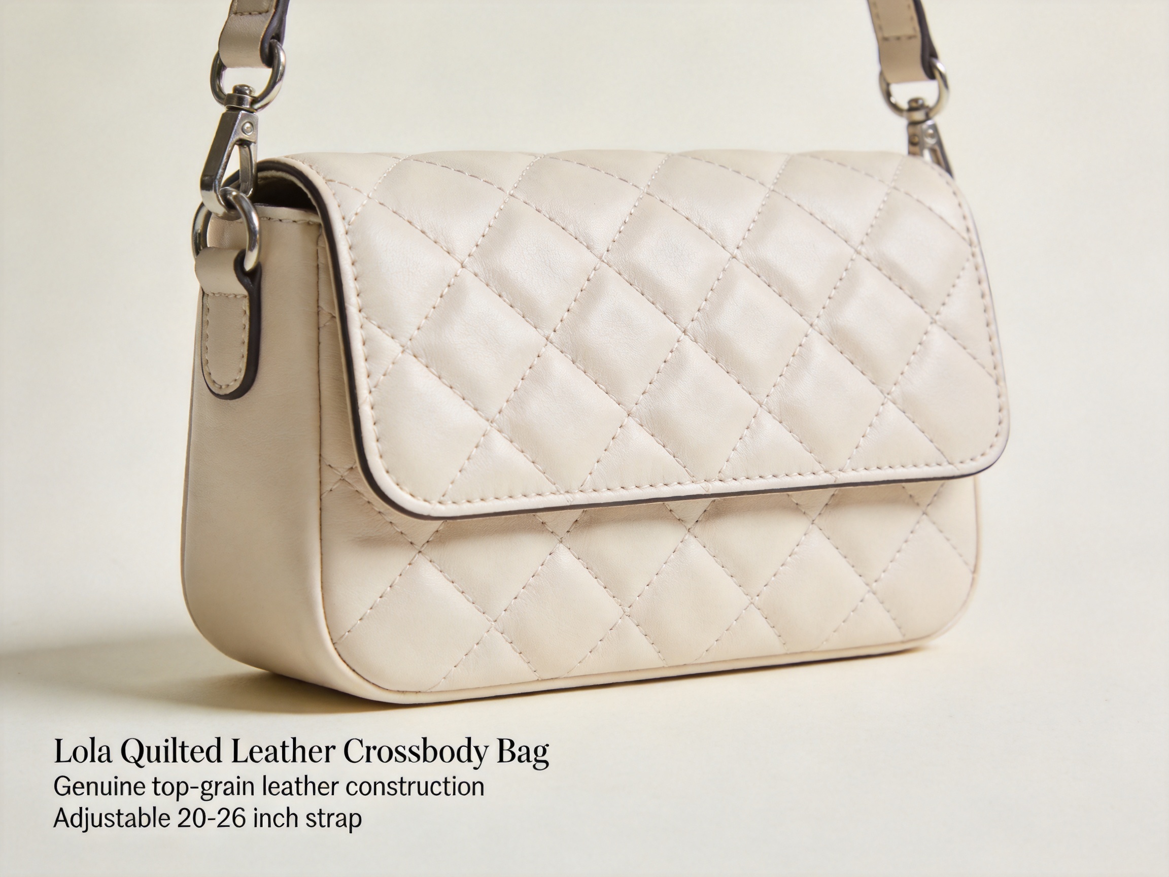 Lola Quilted Leather Crossbody Bag