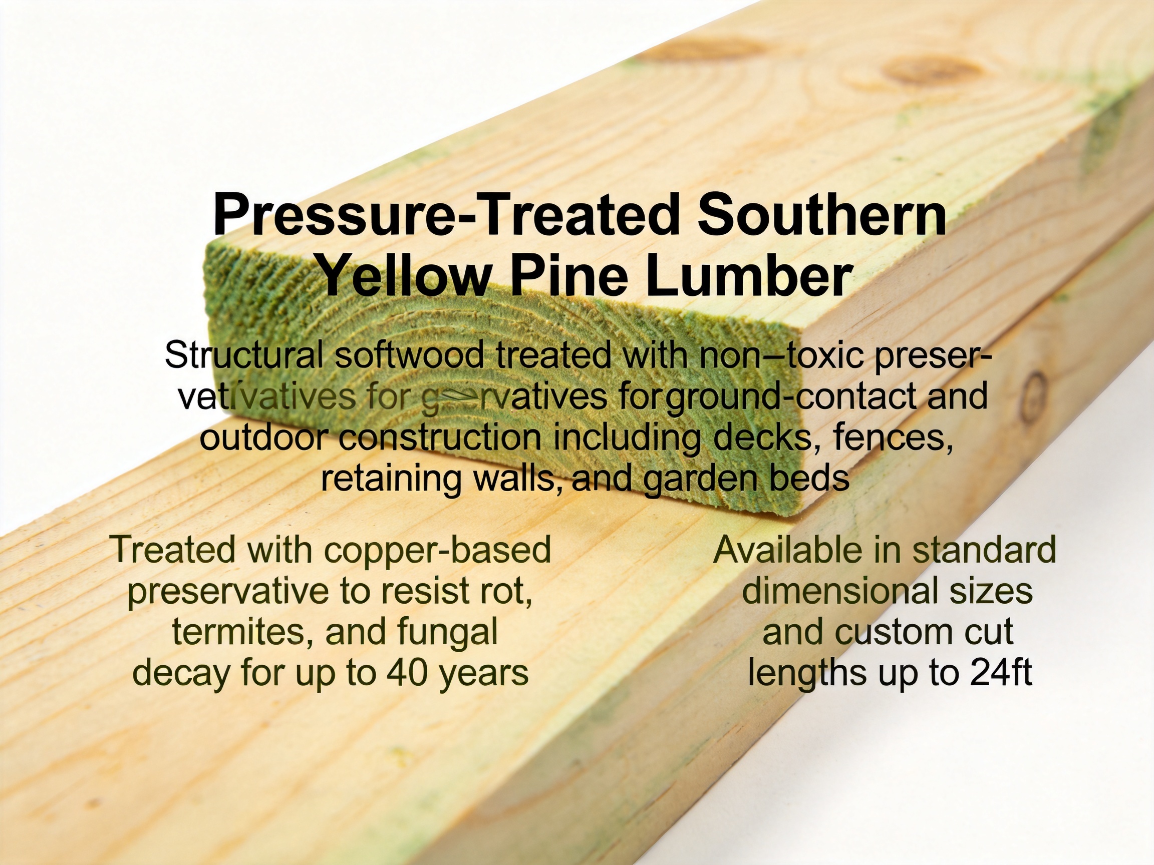 Pressure-Treated Southern Yellow Pine Lumber