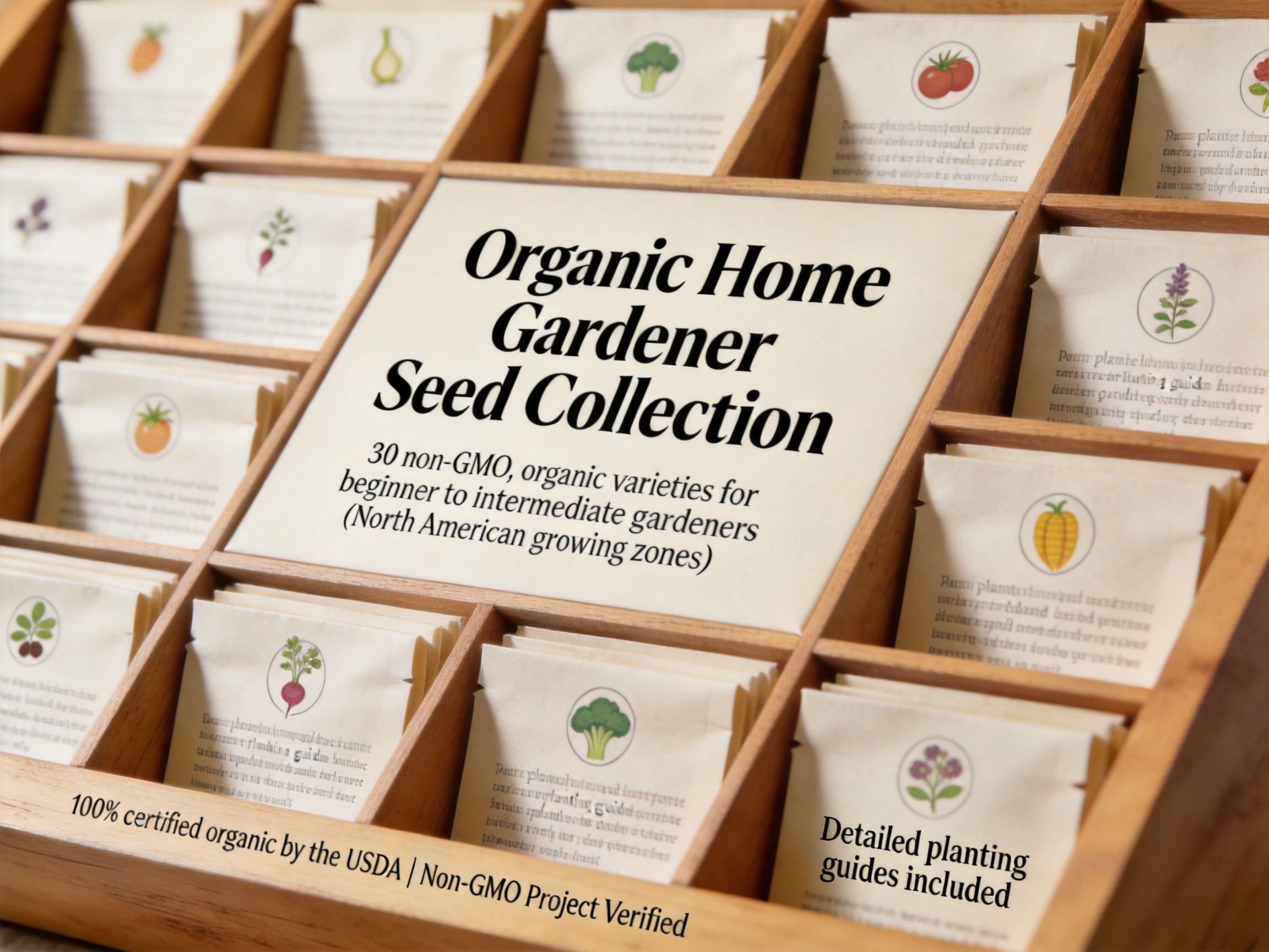 Organic Home Gardener Seed Collection