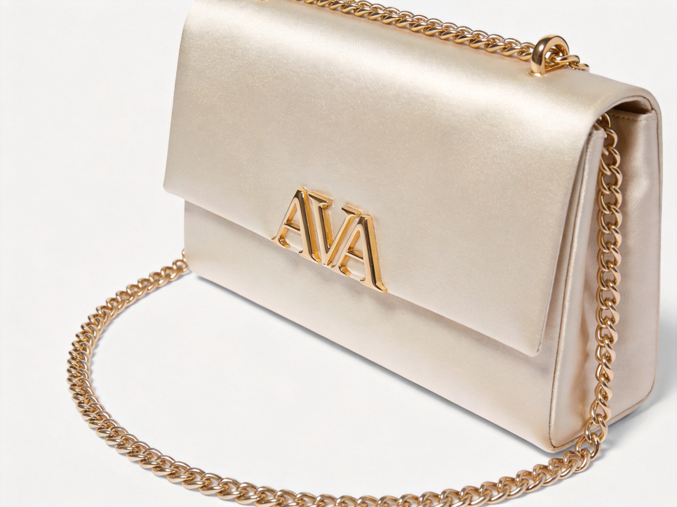 Ava Satin Evening Clutch
