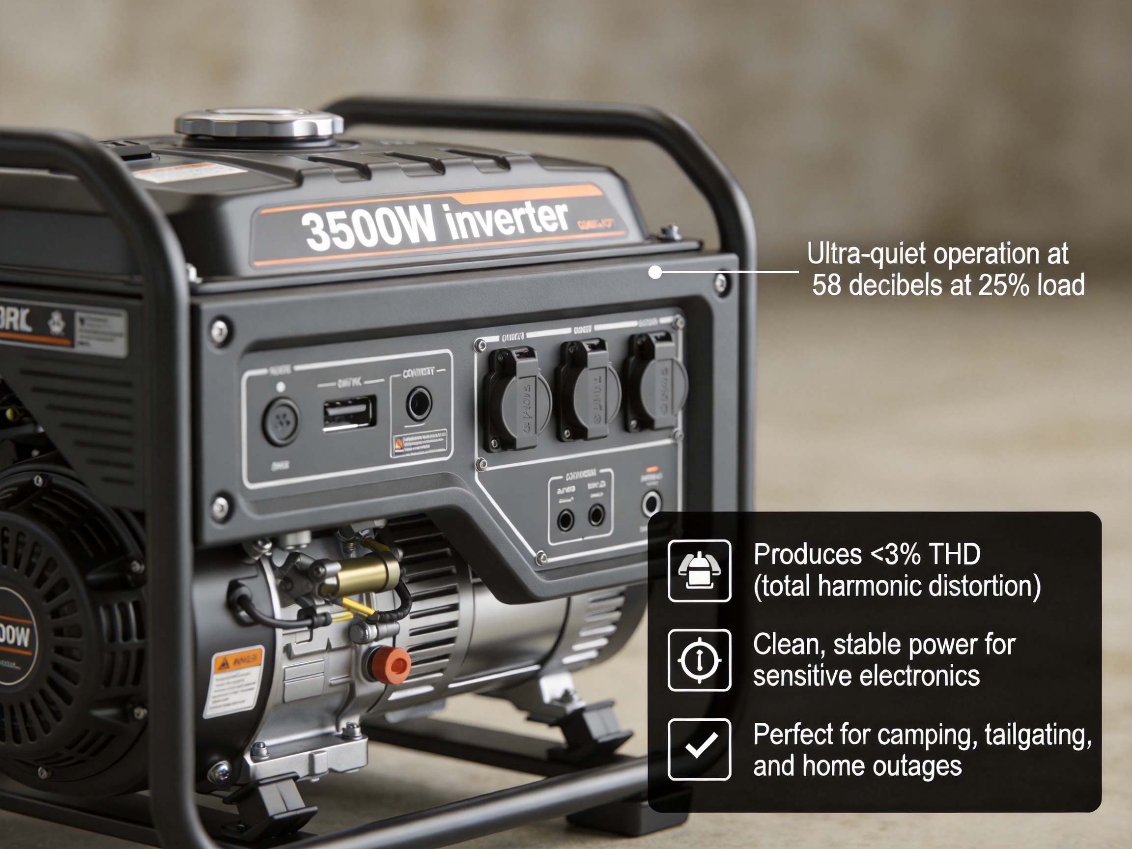 3500W Inverter Generator