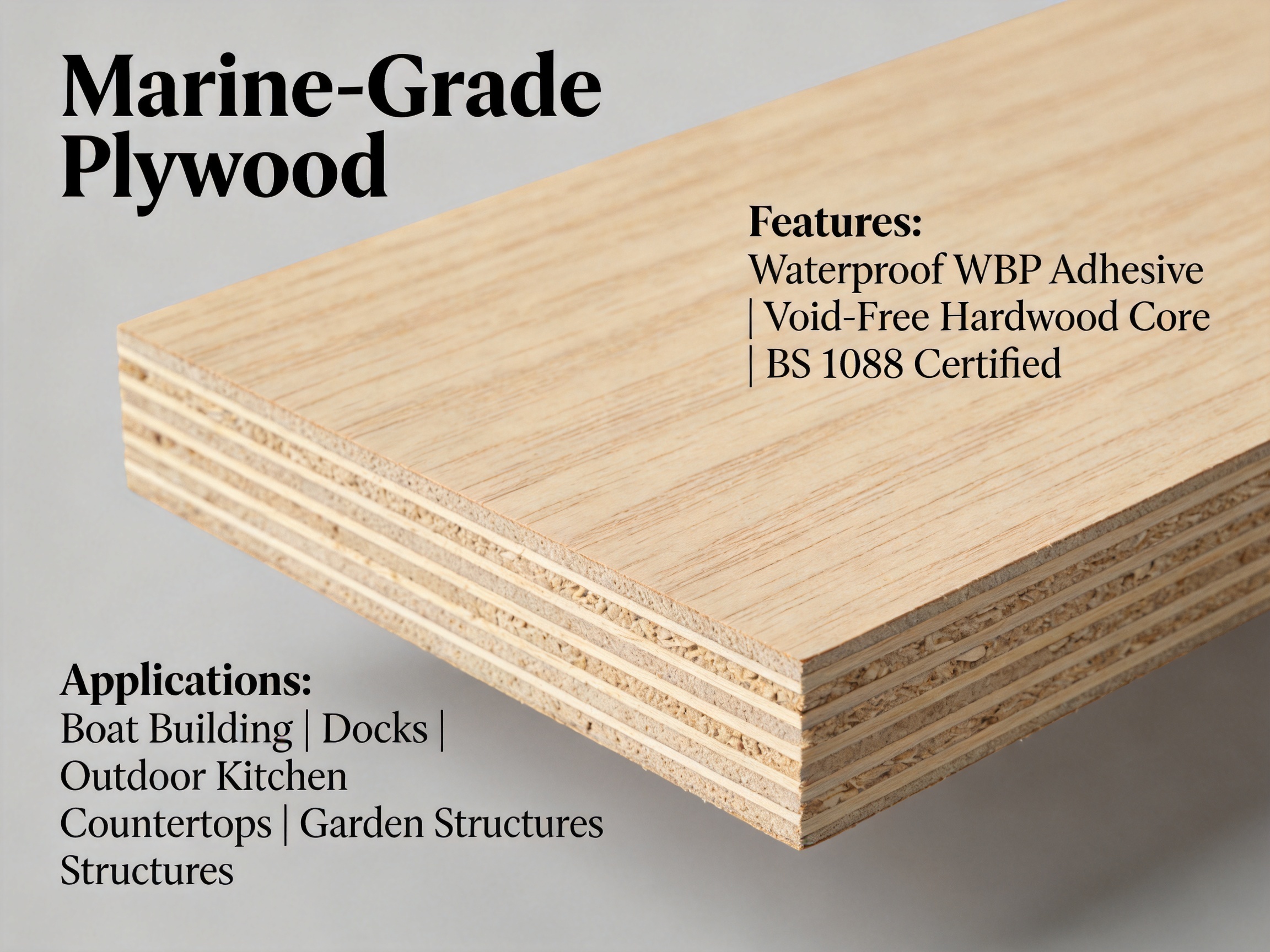 Marine-Grade Plywood
