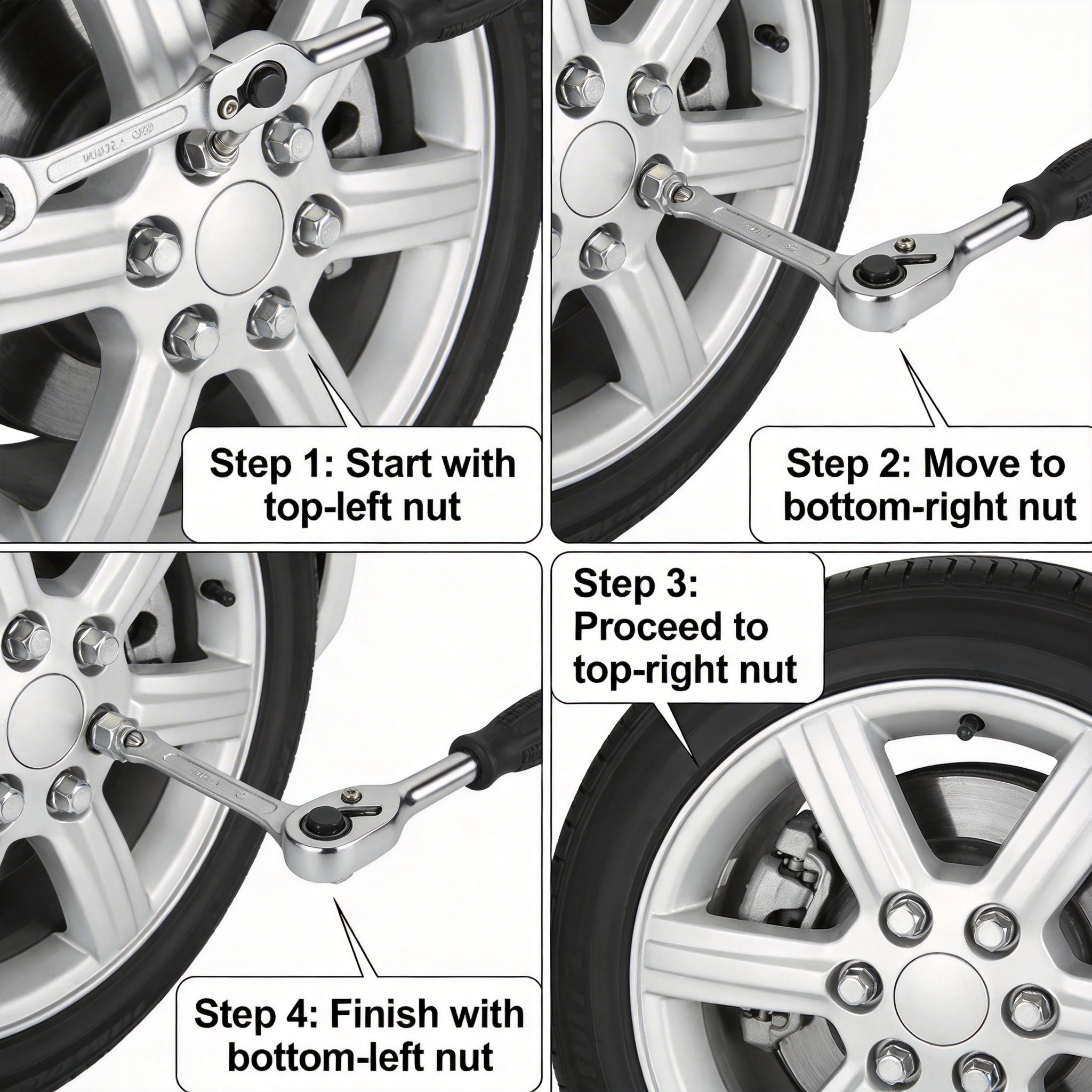 Lower and Fully Tighten
