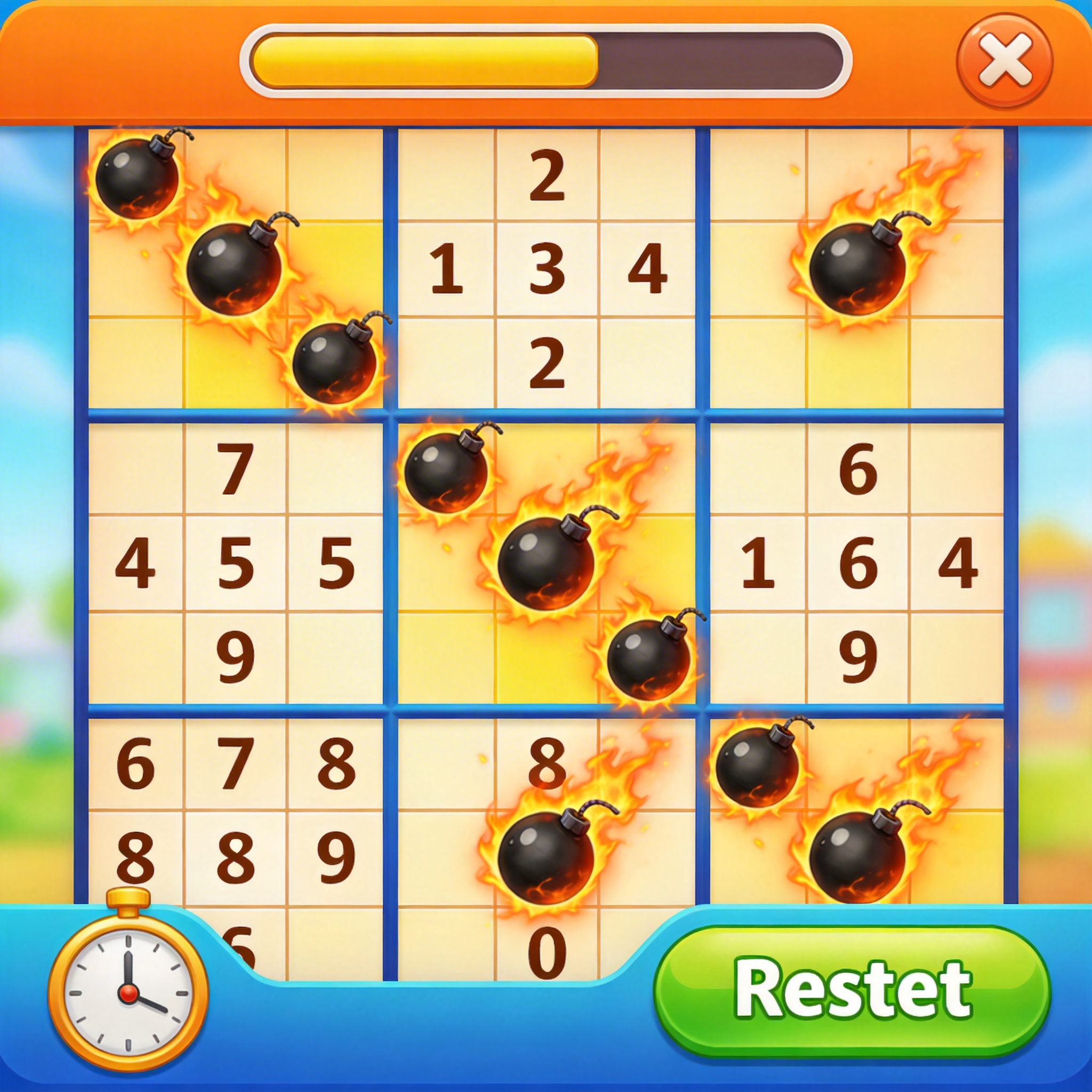 Bomb Sudoku Gameplay