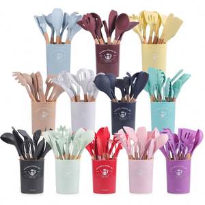 Kitchen Cooking Set Kitchenware Silicone Cooking Utensils 5-12 PCS