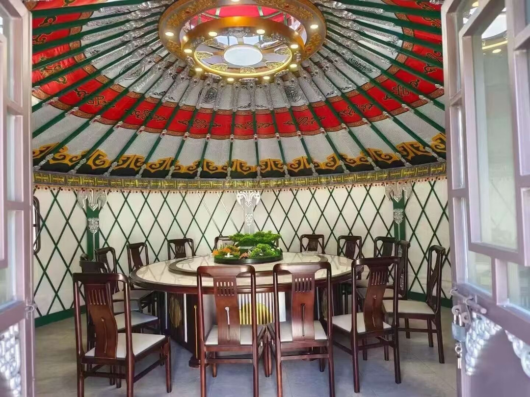 北京海淀区农家乐餐饮蒙古包合作完工实拍案例