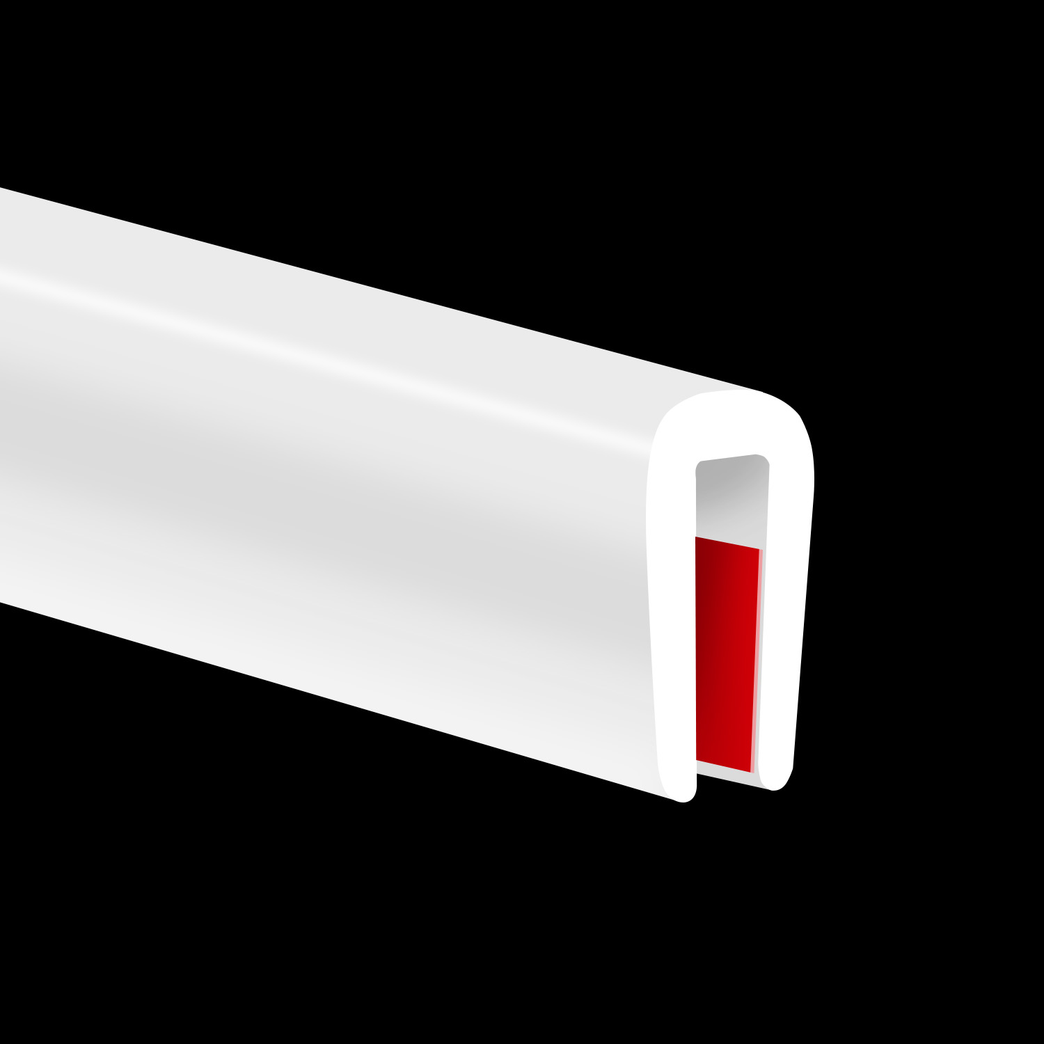 Rubber Edge Trim(White)
