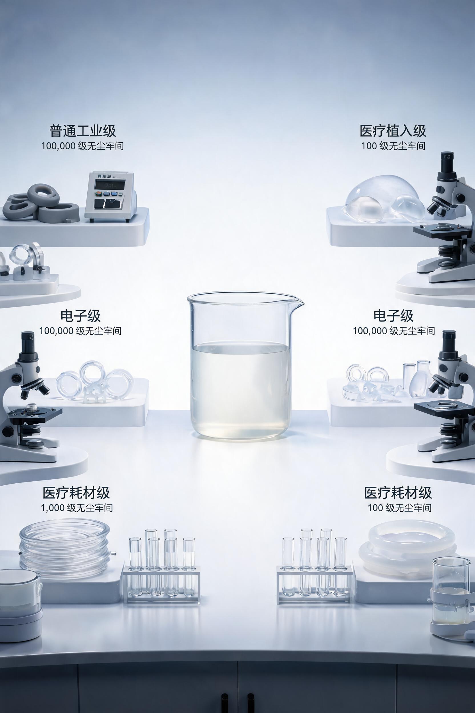 硅胶制品该选几级无尘车间?洁净度匹配指南
