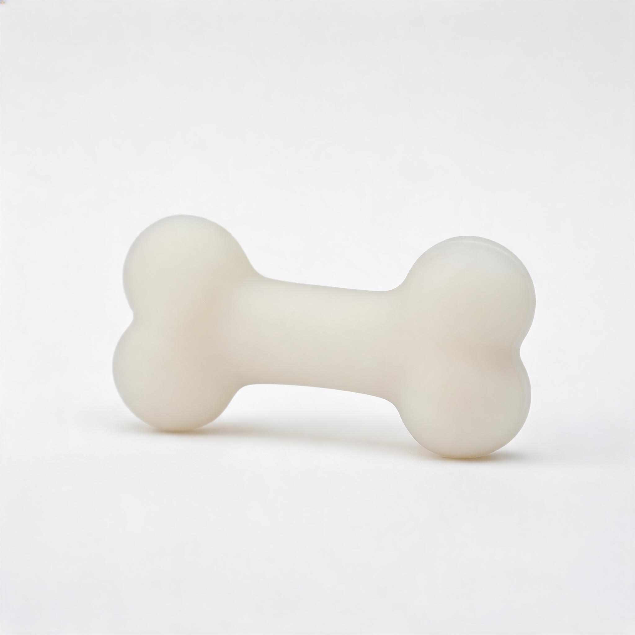 Bite Resistant Silicone Pet Bone Toy