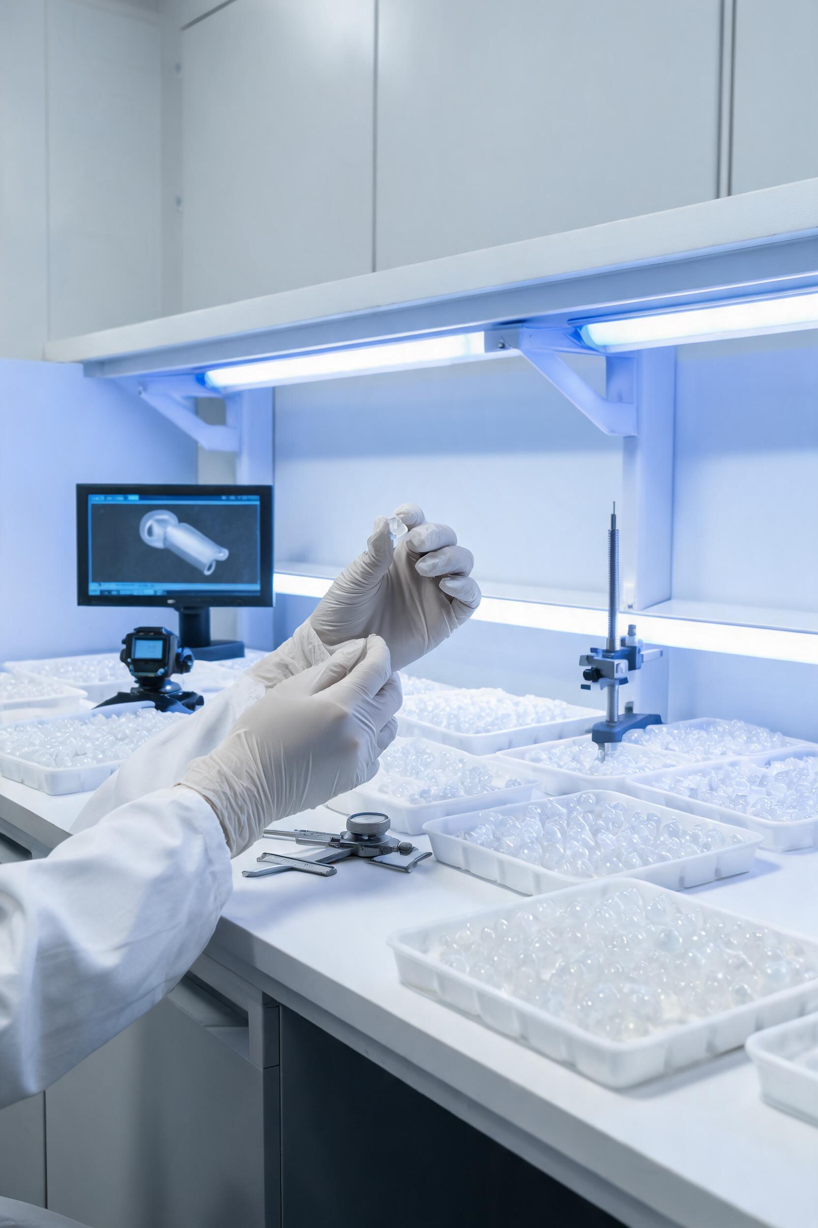 年产500万件液硅件 为何质检仍保留人工环节