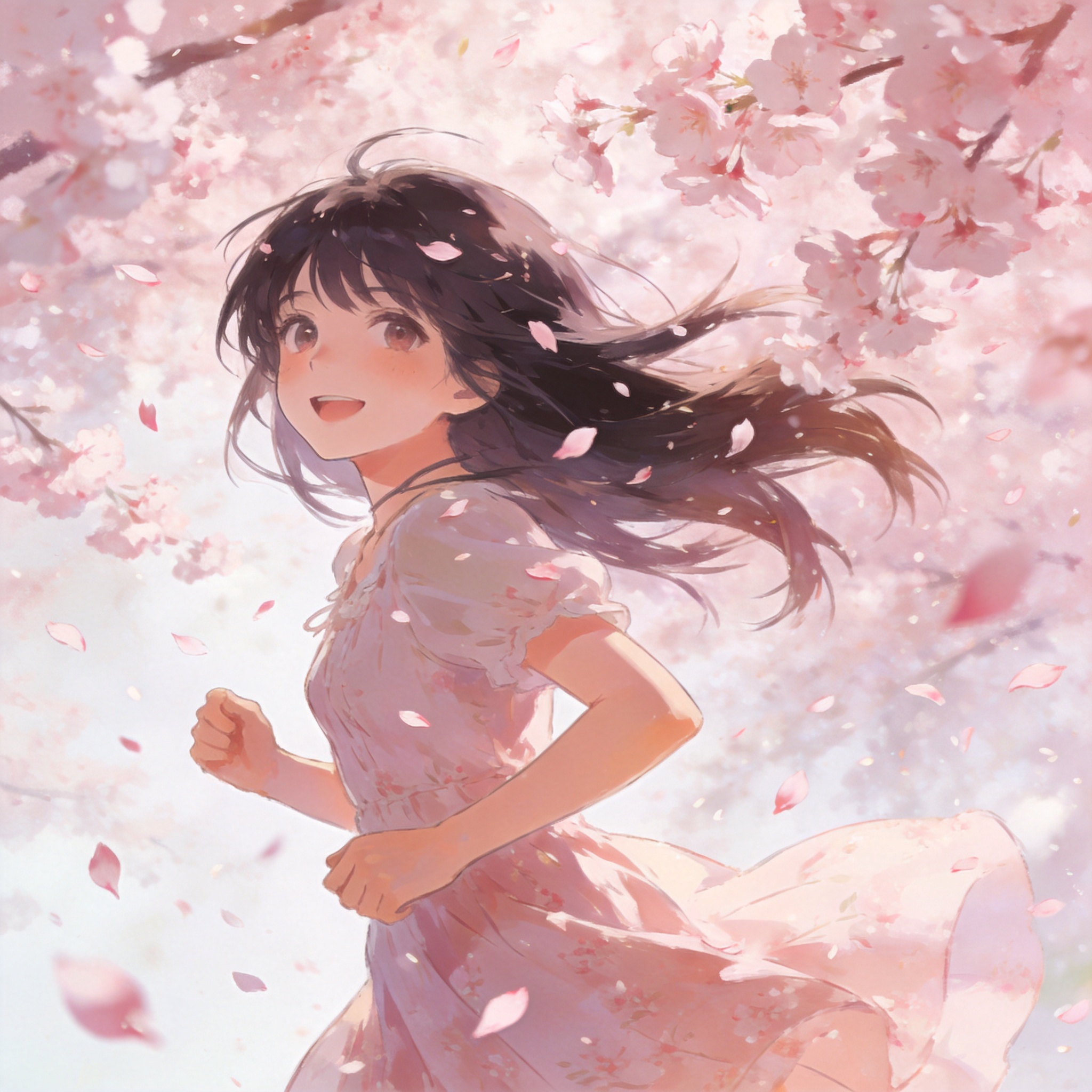 春日花海动漫壁纸合集：花开烂漫