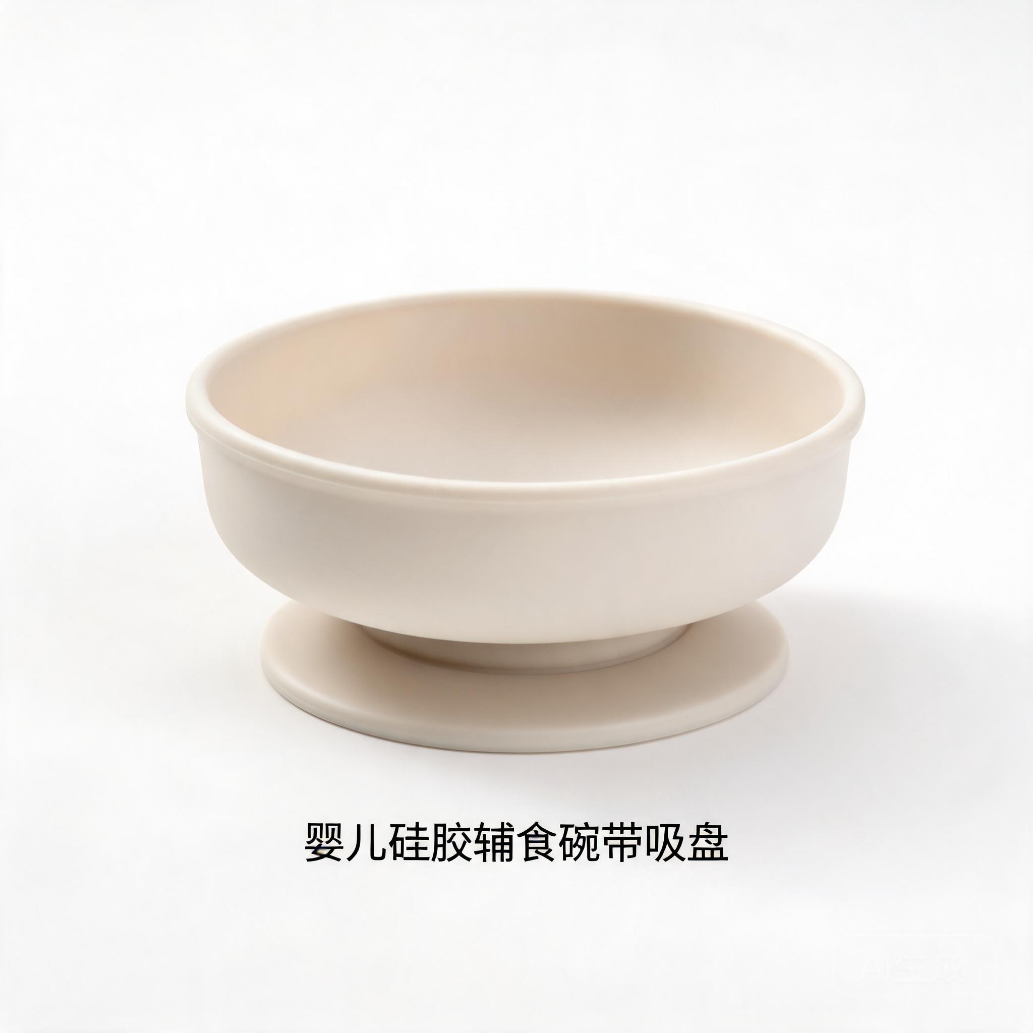 婴儿液态硅胶辅食碗带吸盘
