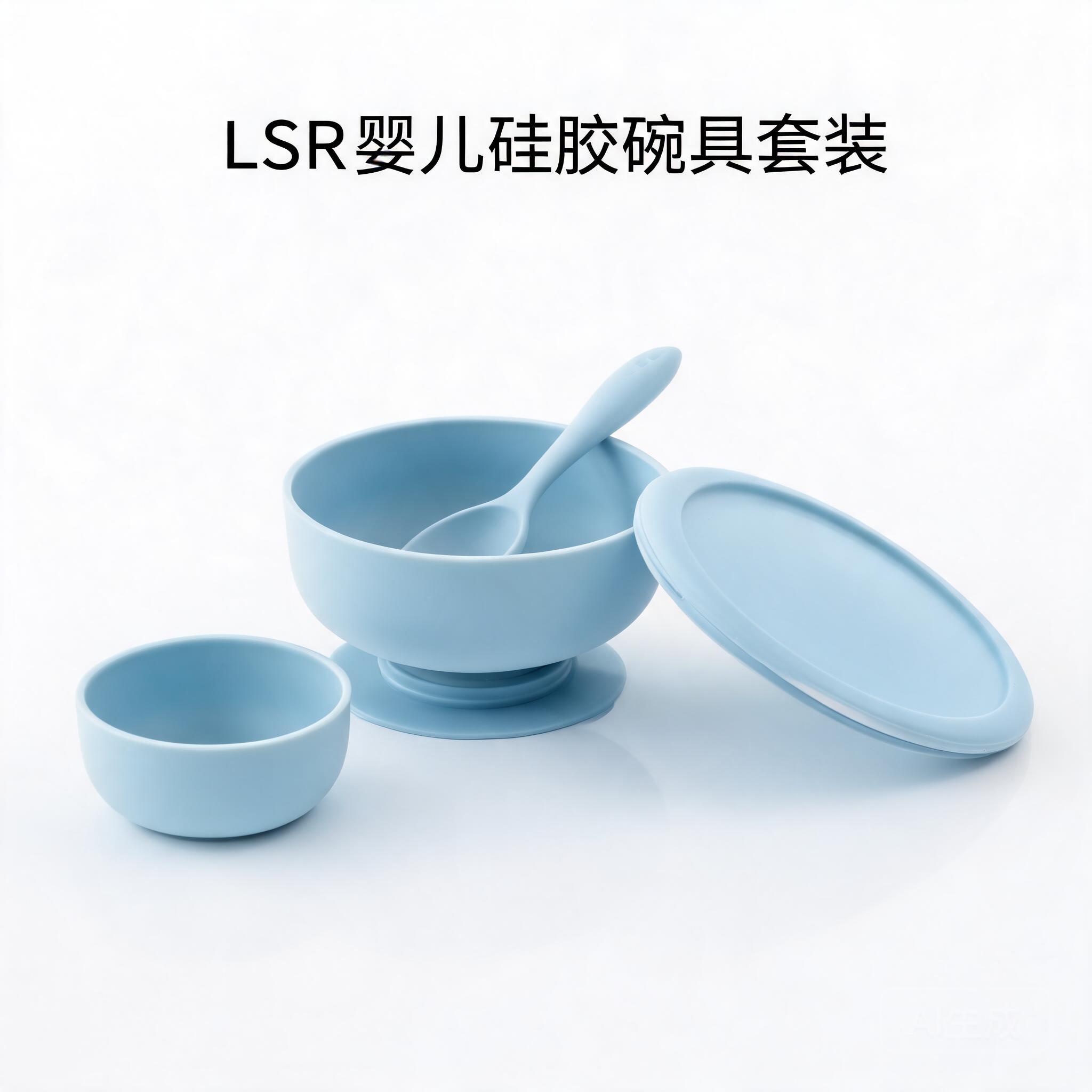 LSR婴儿硅胶碗具套装
