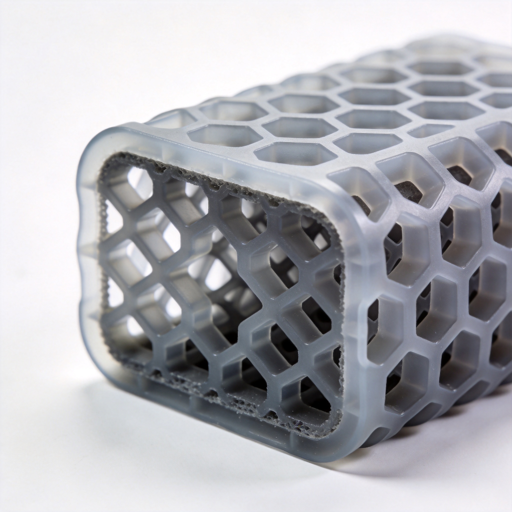 3D打印硅胶点阵减震缓冲垫