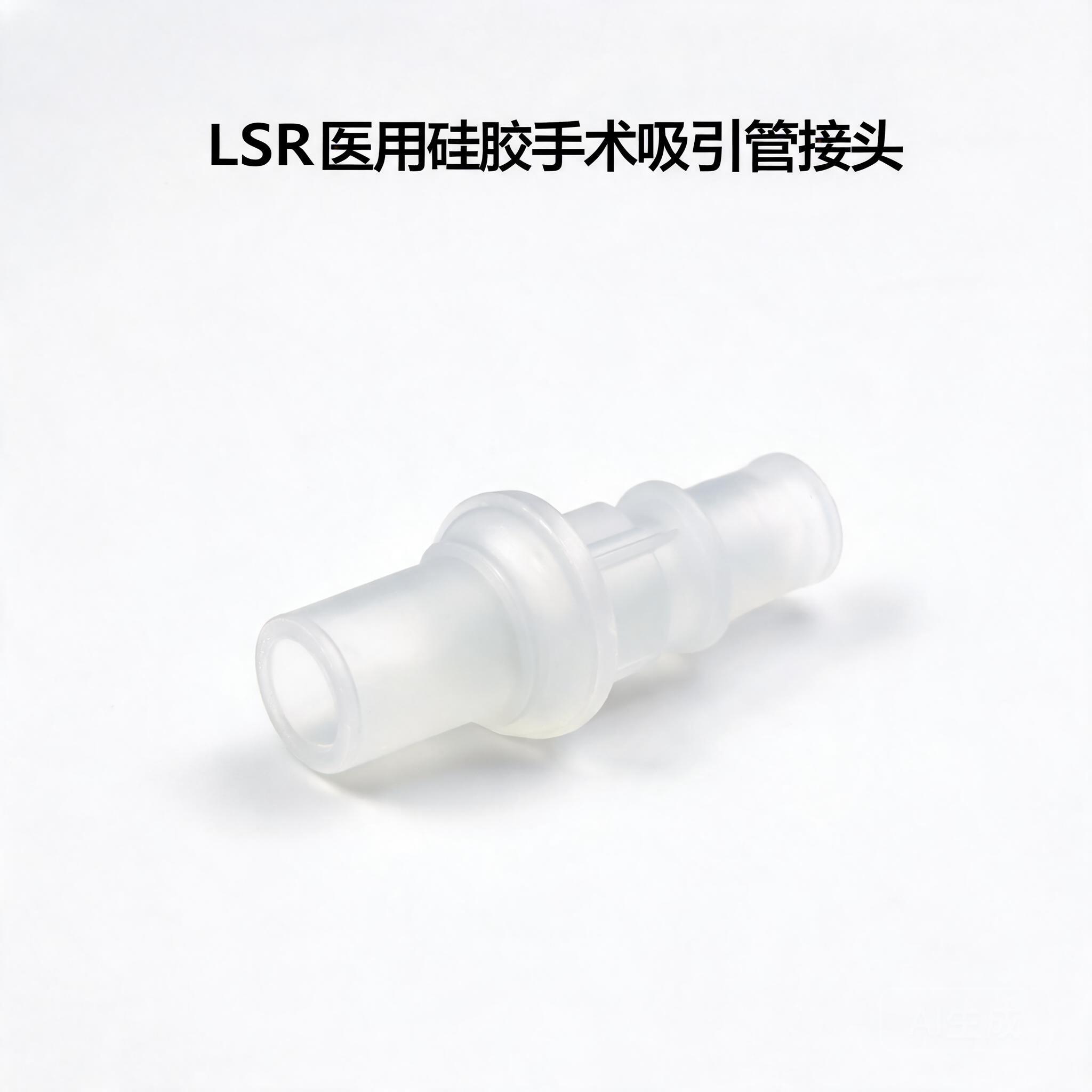 LSR医用硅胶手术吸引管接头