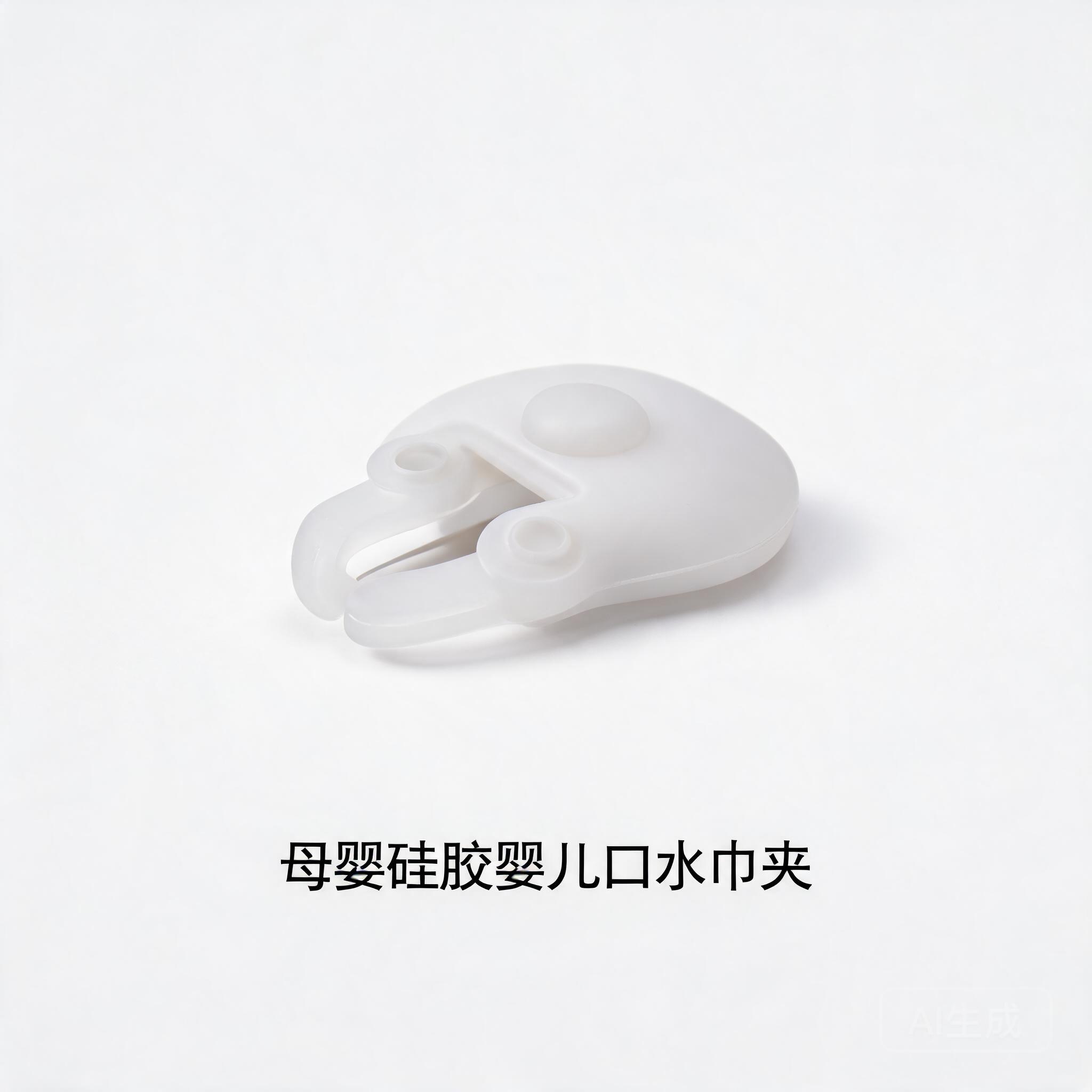 母婴硅胶婴儿口水巾夹