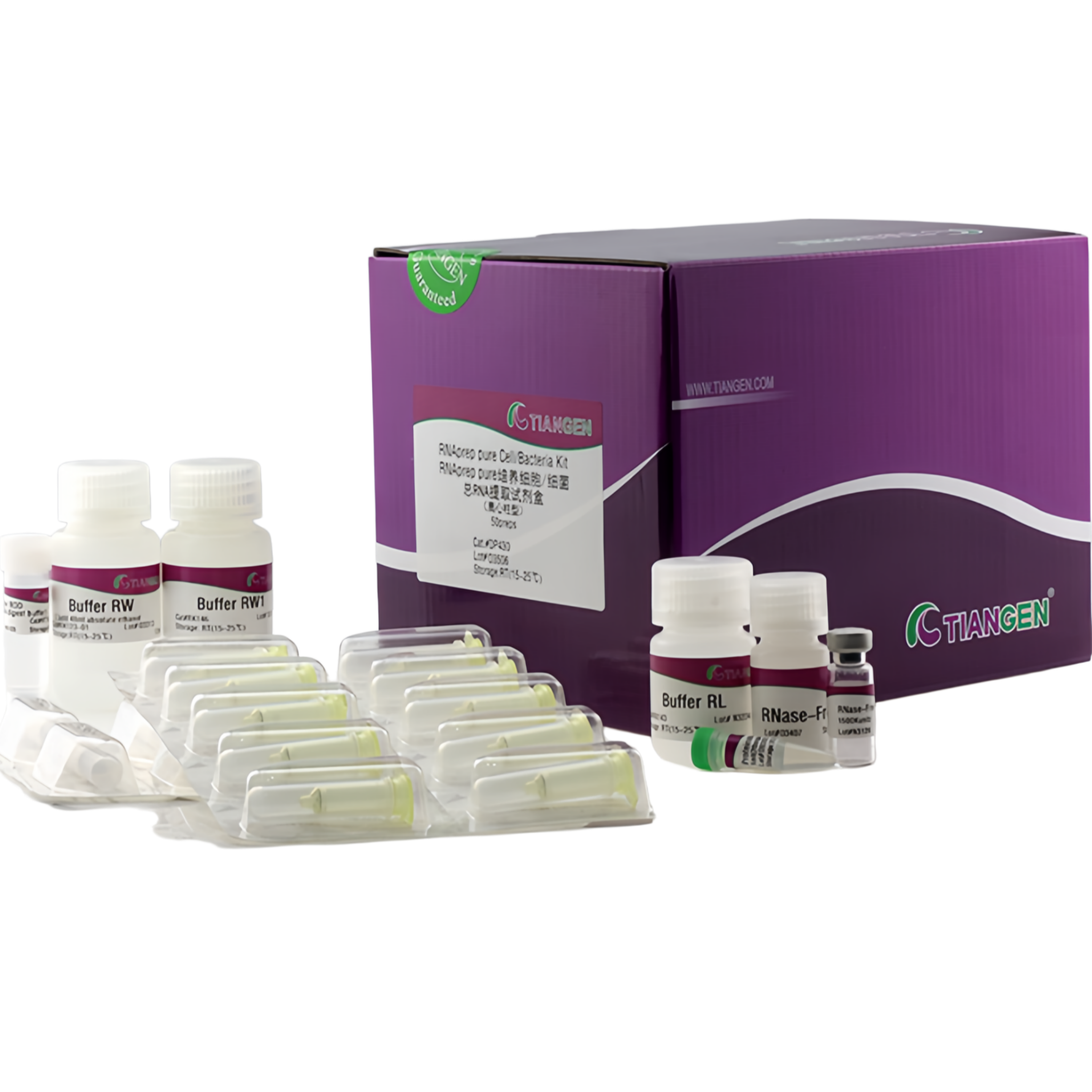 RNAprep Pure 培养细胞 / 细菌总 RNA 提取试剂盒