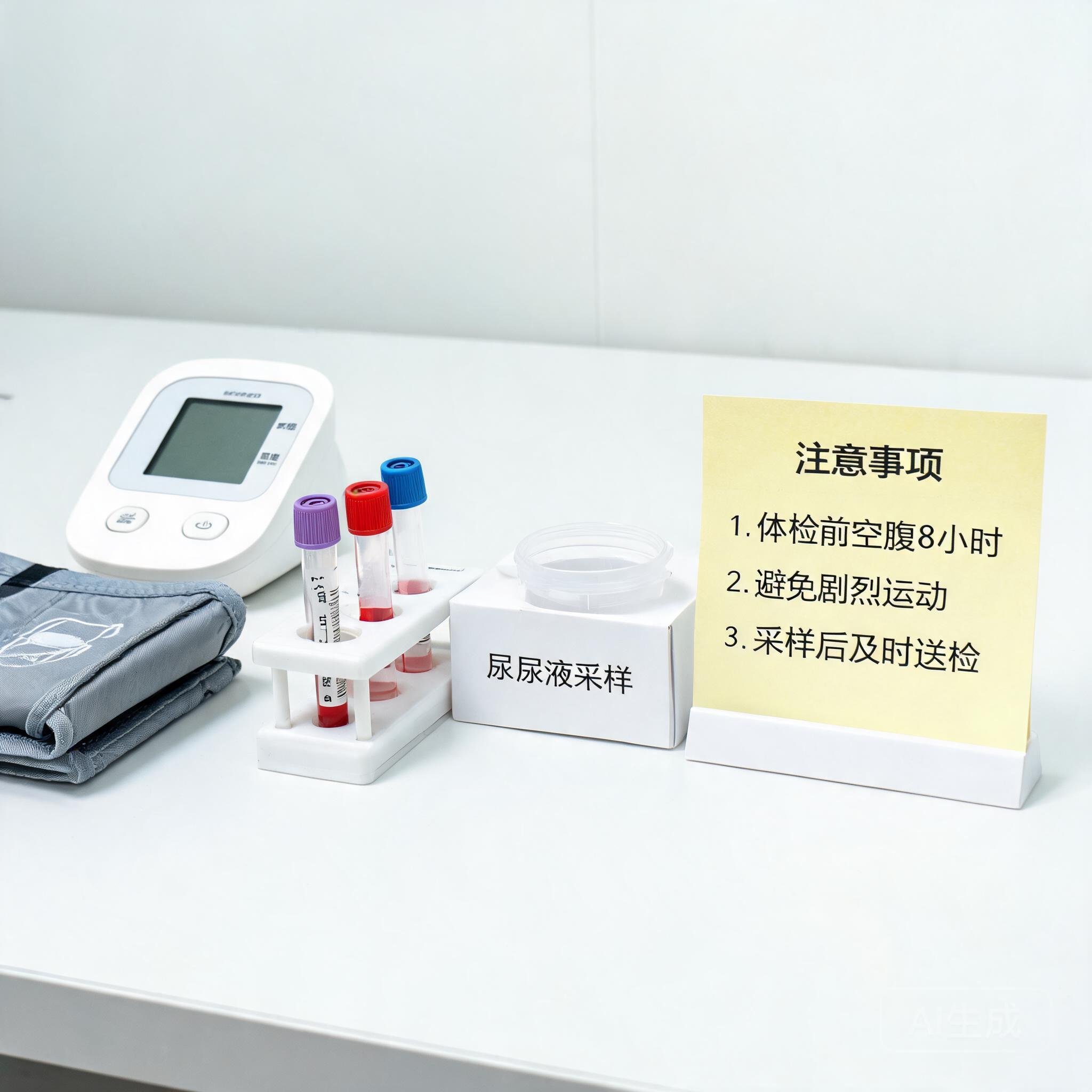 体检相关物品展示