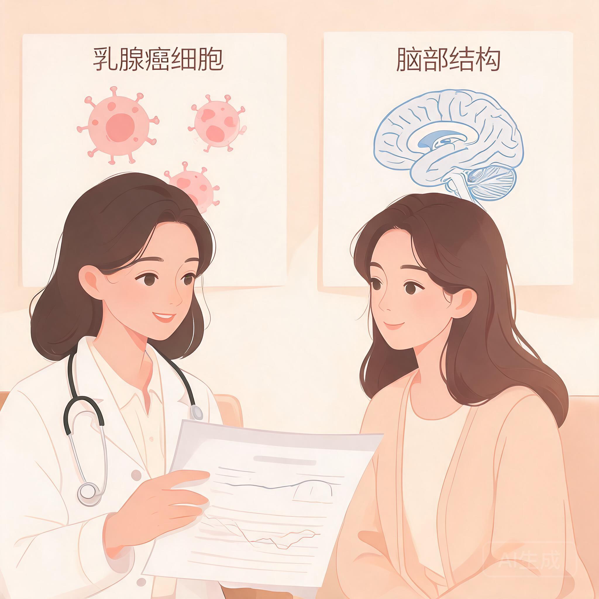 医生与乳腺癌患者沟通病情