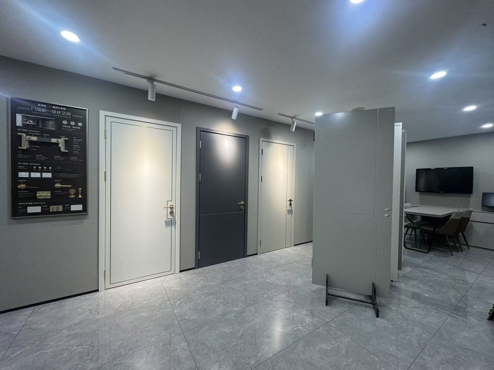 现代轻奢样板间客厅区